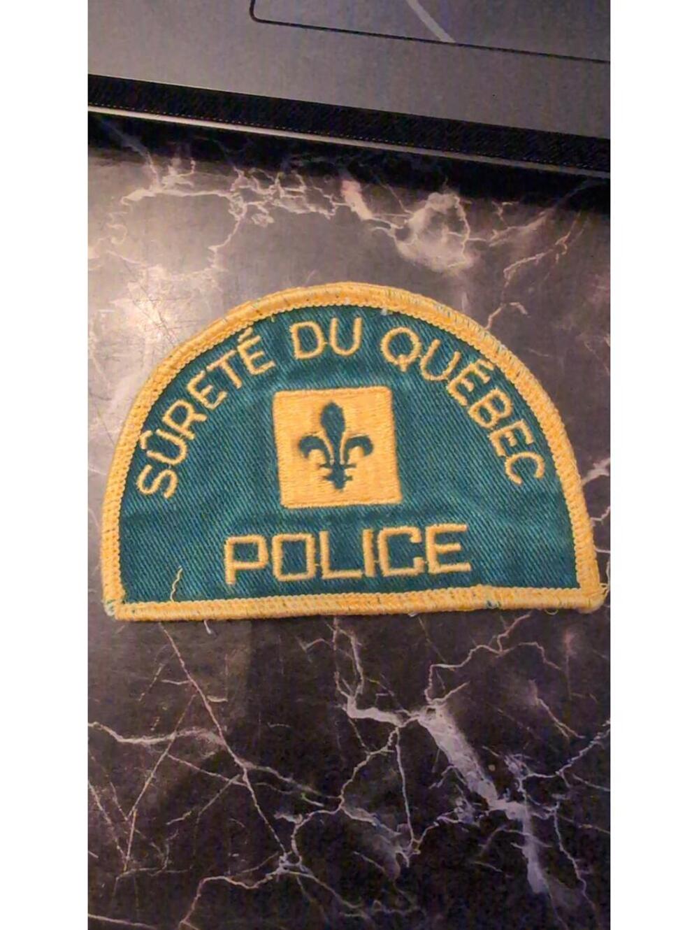 Sûreté du Québec Police Patch Embroidered Badge